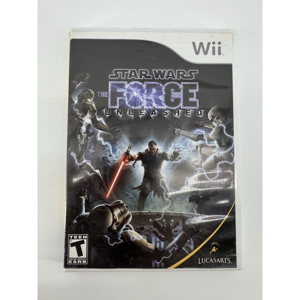 Star Wars The Force Unleashed Nintendo Wii LucasArts With Manual CIB